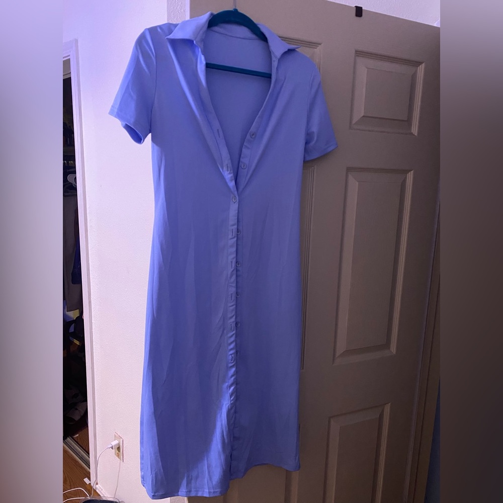 Light blue MIDI Summer Dress